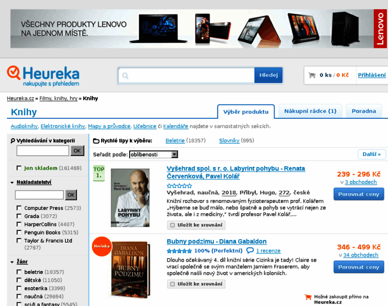 Knihy.heureka.cz thumbnail