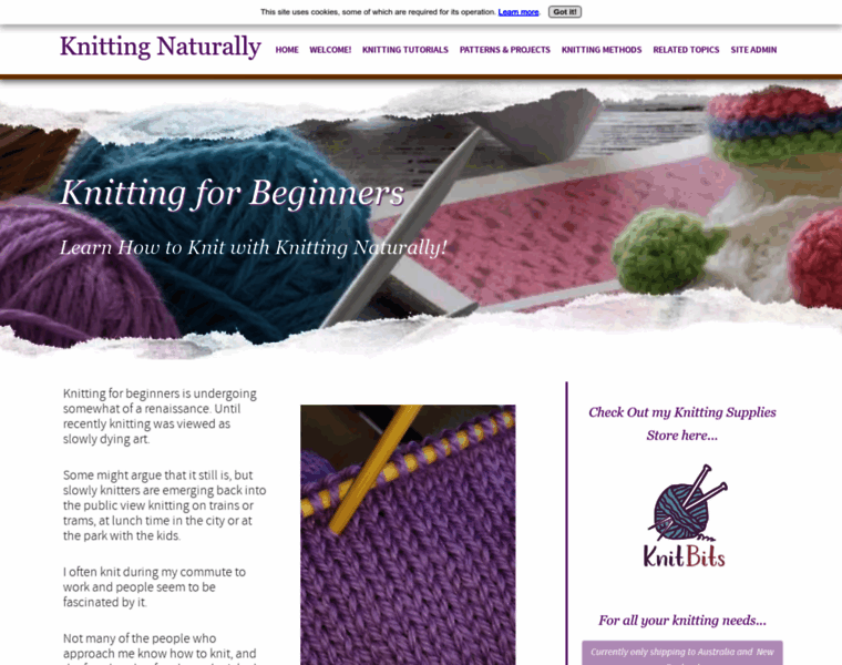 Knitting-naturally.com thumbnail