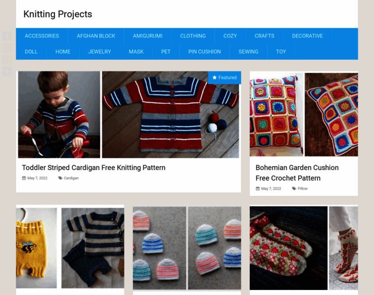 Knittingprojects.net thumbnail