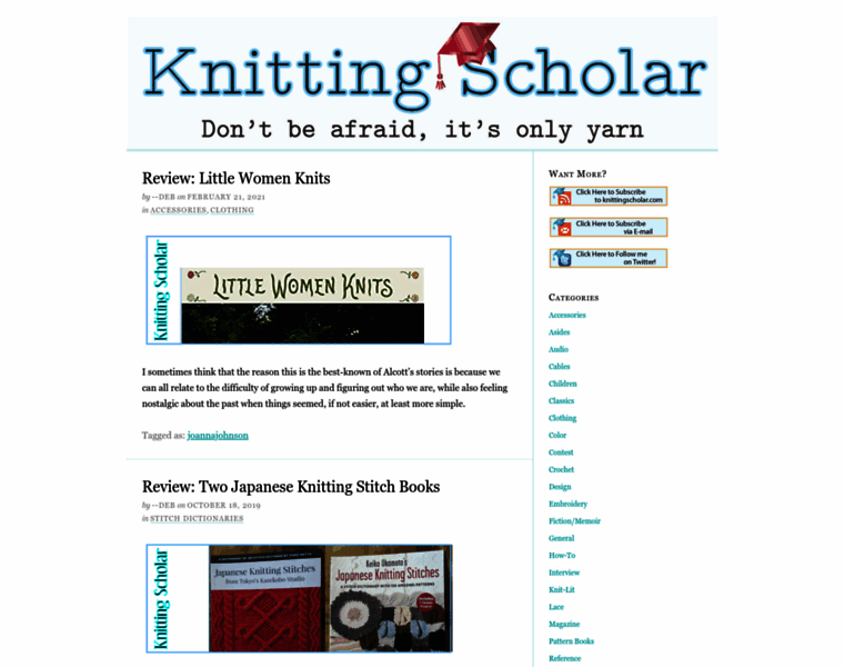 Knittingscholar.com thumbnail