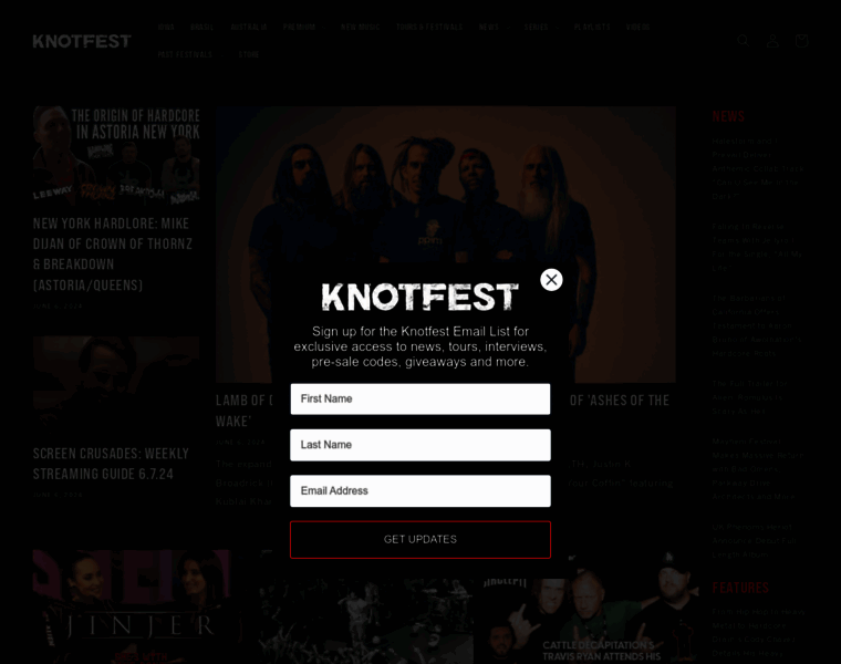 Knotfest.com thumbnail