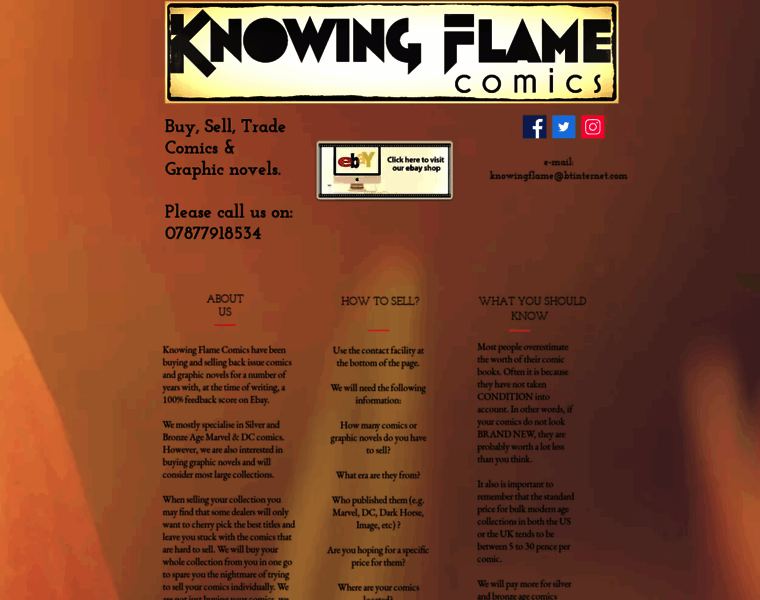 Knowingflamecomics.com thumbnail