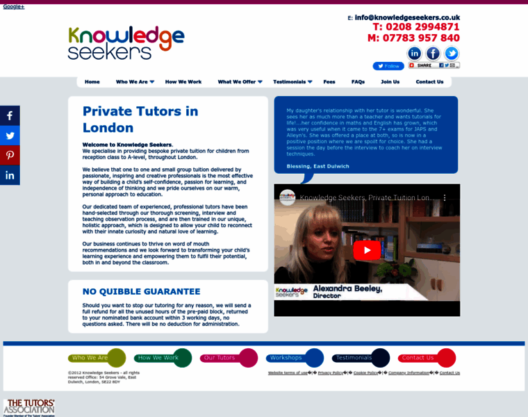 Knowledgeseekers.co.uk thumbnail