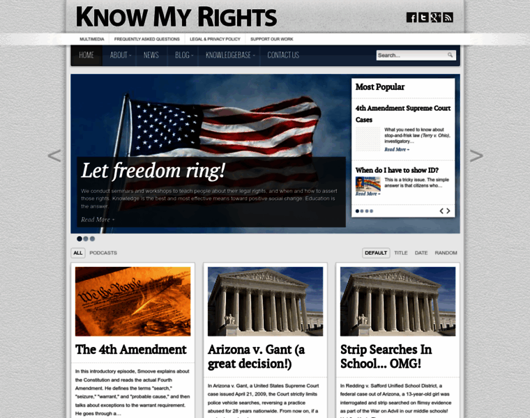 Knowmyrights.org thumbnail