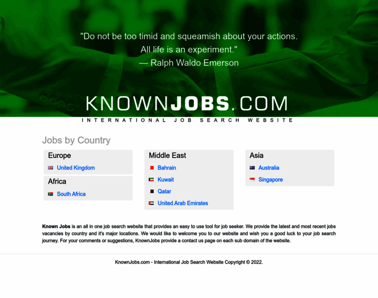 Knownjobs.com thumbnail