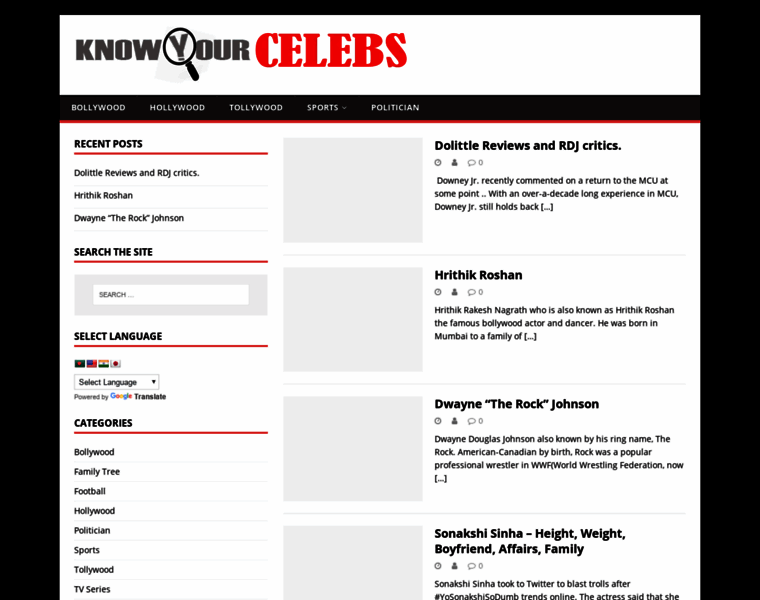Knowyourcelebs.com thumbnail