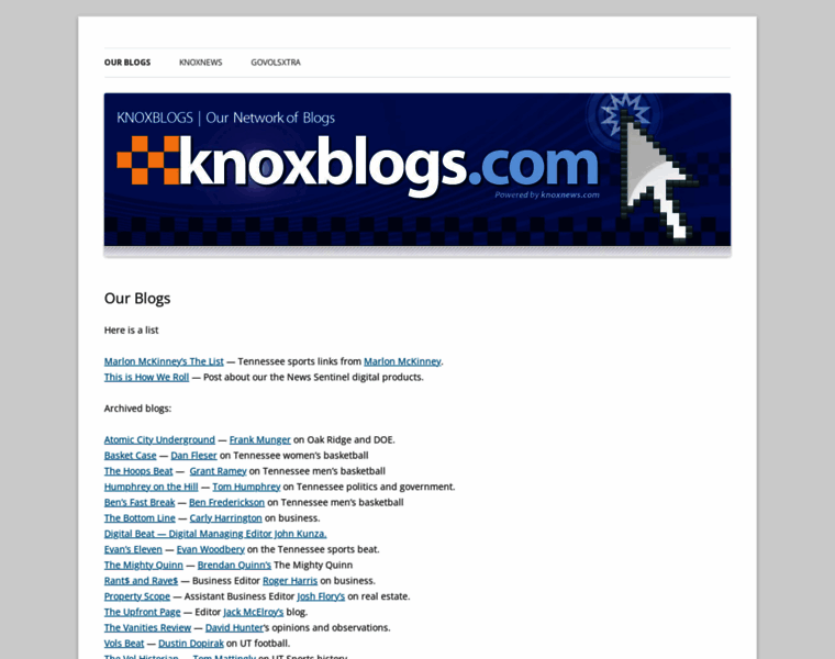 Knoxblogs.com thumbnail