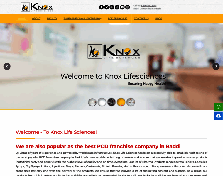 Knoxlifesciences.com thumbnail