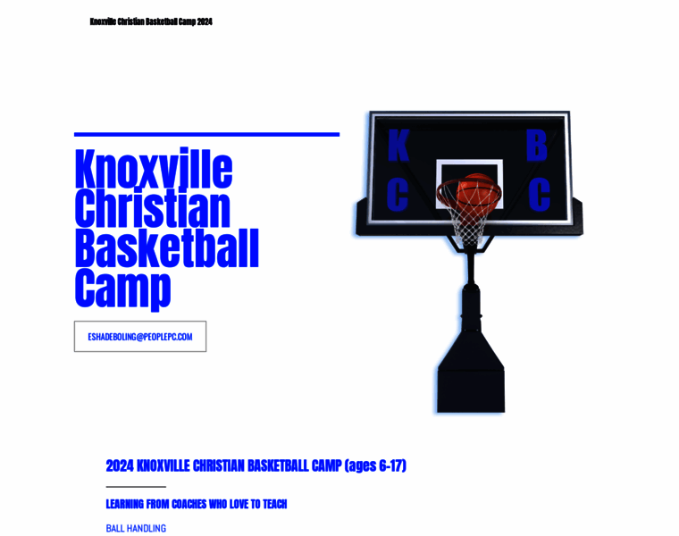 Knoxvillechristianbasketballcamp.com thumbnail