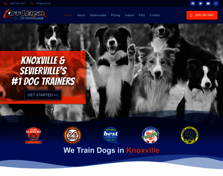 Knoxvilledogtrainers.com thumbnail