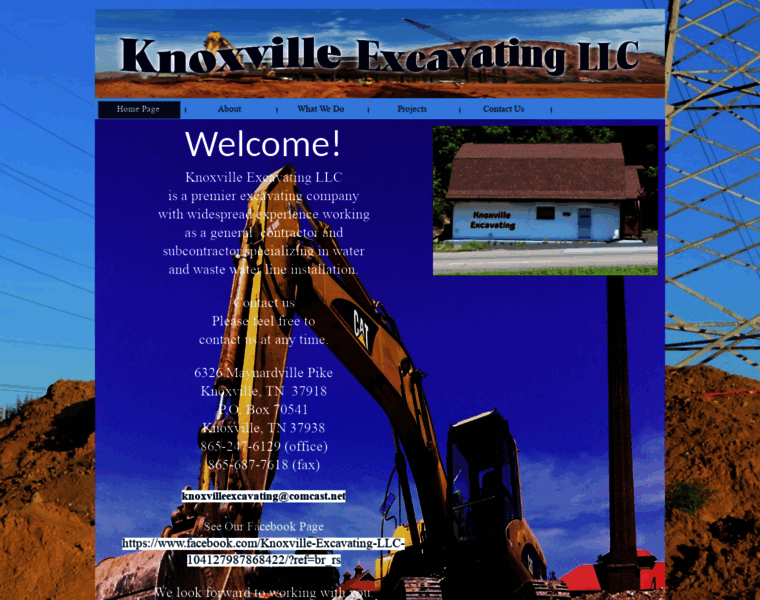 Knoxvilleexcavating.com thumbnail