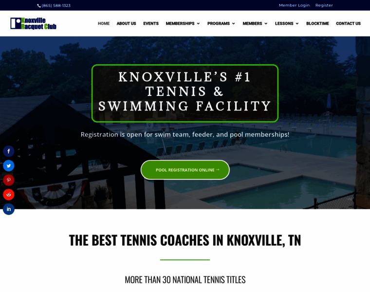 Knoxvilleracquetclub.com thumbnail