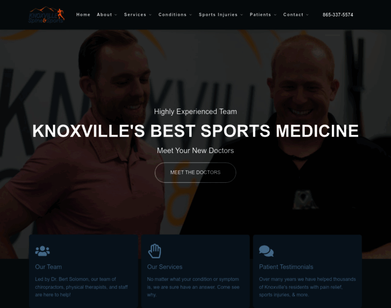 Knoxvillespineandsports.com thumbnail