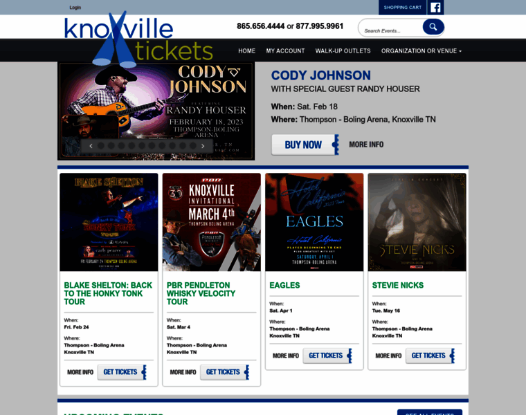 Knoxvilletickets.com thumbnail