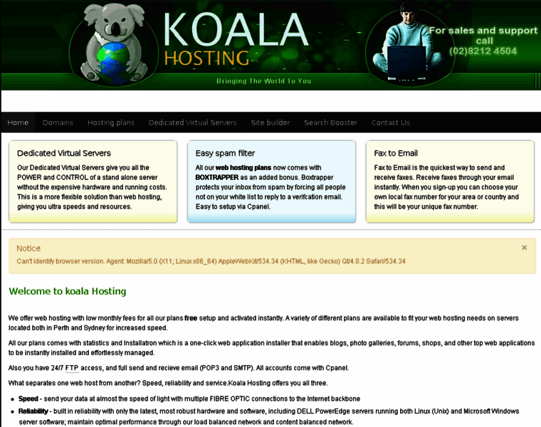 Koalahosting.net thumbnail