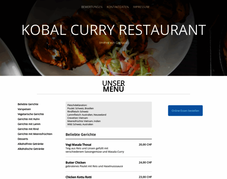 Kobal-curry-restaurant-zuerich.ch thumbnail