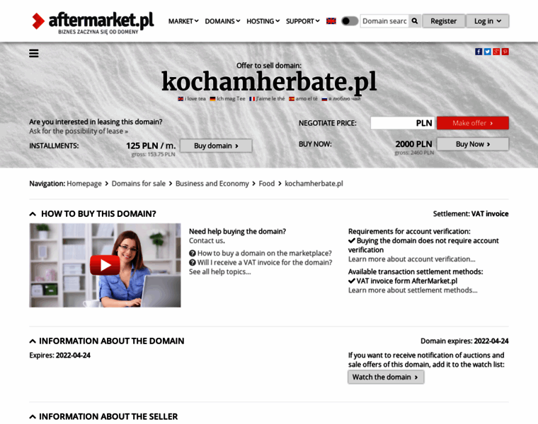 Kochamherbate.pl thumbnail