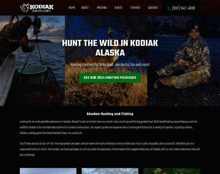 Kodiak-charters.com thumbnail
