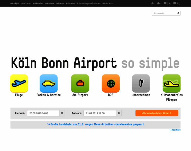 Koeln-bonn-airport.de thumbnail