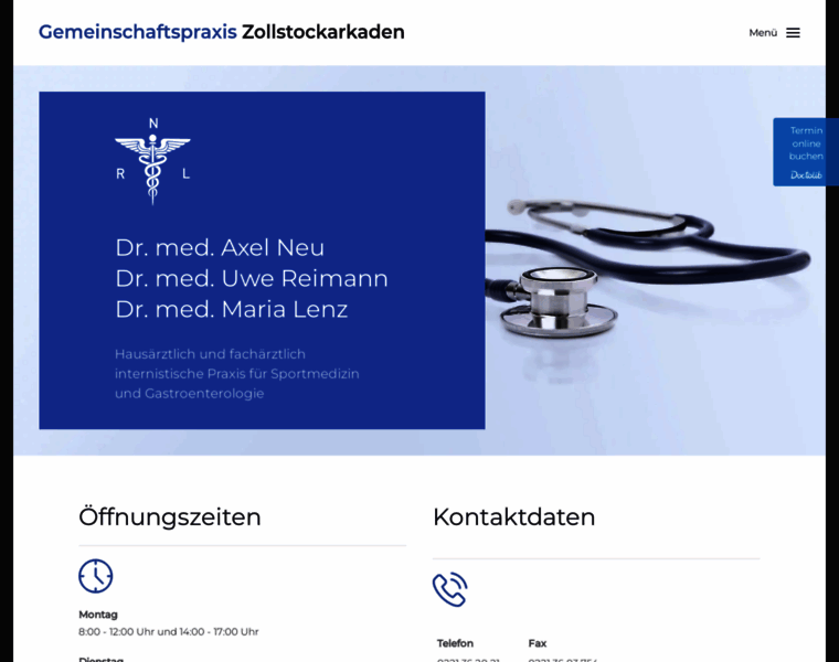 Koeln-internisten.de thumbnail