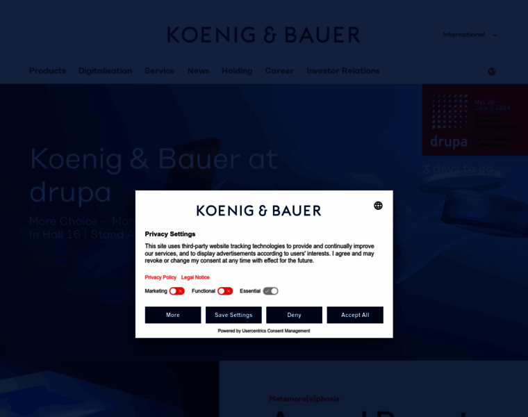 Koenig-bauer.com thumbnail