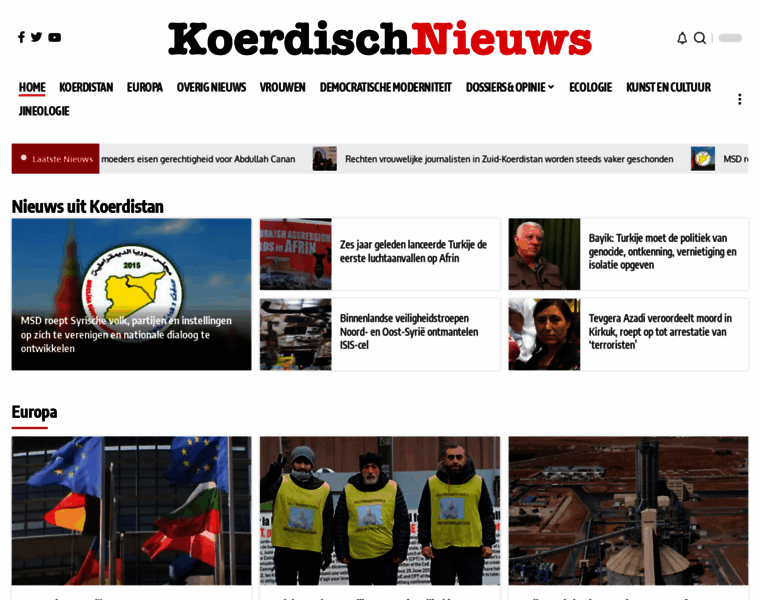 Koerdischnieuws.nl thumbnail