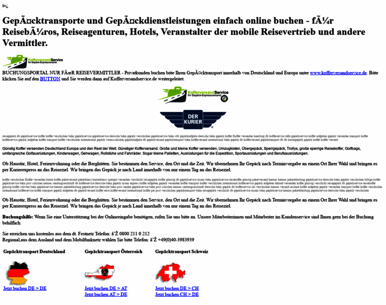 Kofferversand-transport.de thumbnail
