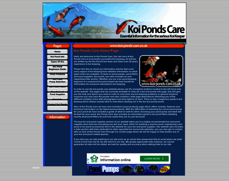 Koi-ponds-care.co.uk thumbnail