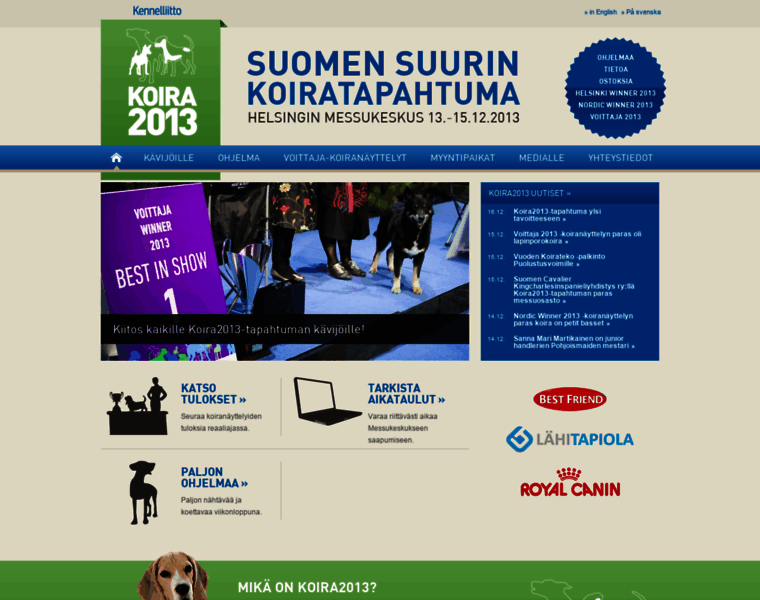 Koira2013.fi thumbnail