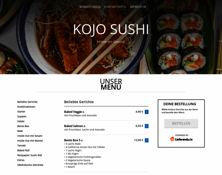 Kojo-sushi.de thumbnail