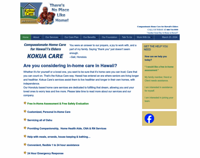 Kokuacare.com thumbnail
