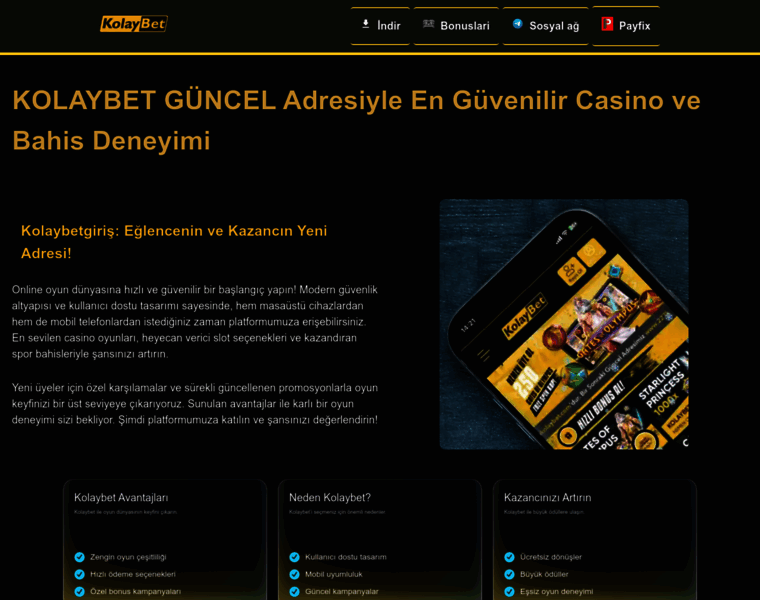 Kolaybet-guncel.com thumbnail