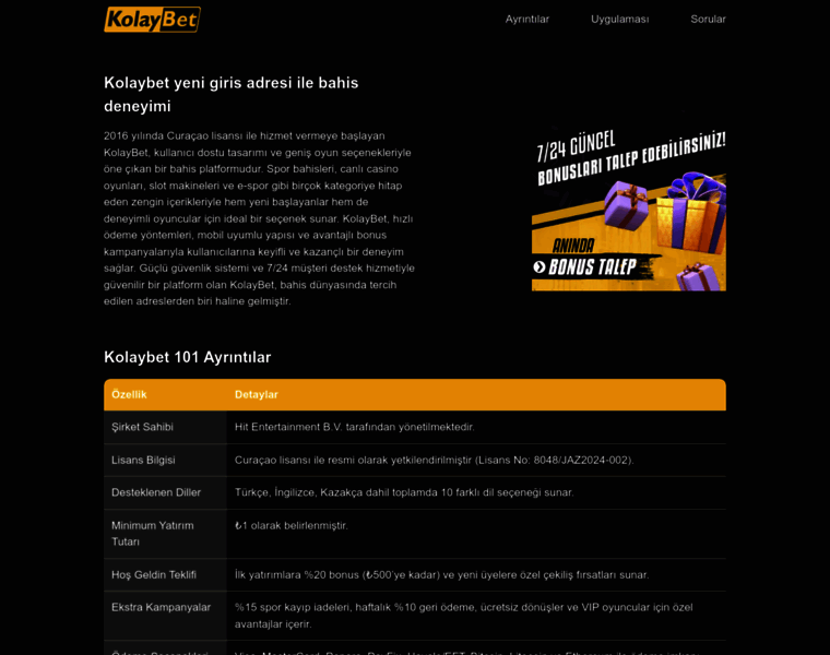 Kolaybet-yeni-giris.com thumbnail