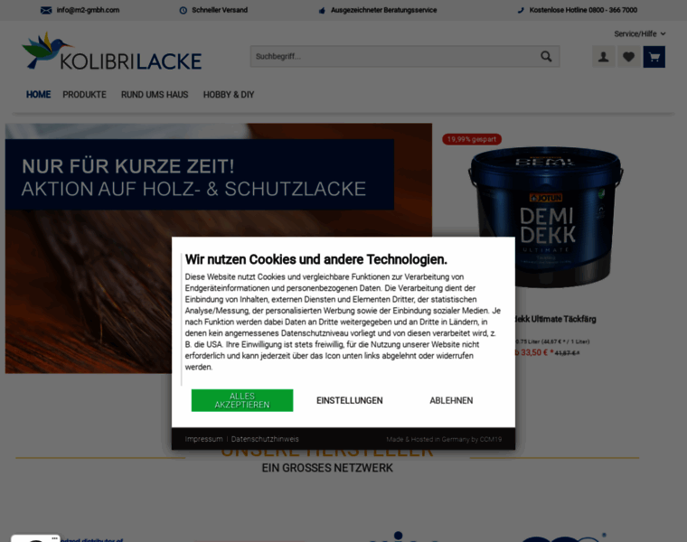 Kolibrilacke.de thumbnail