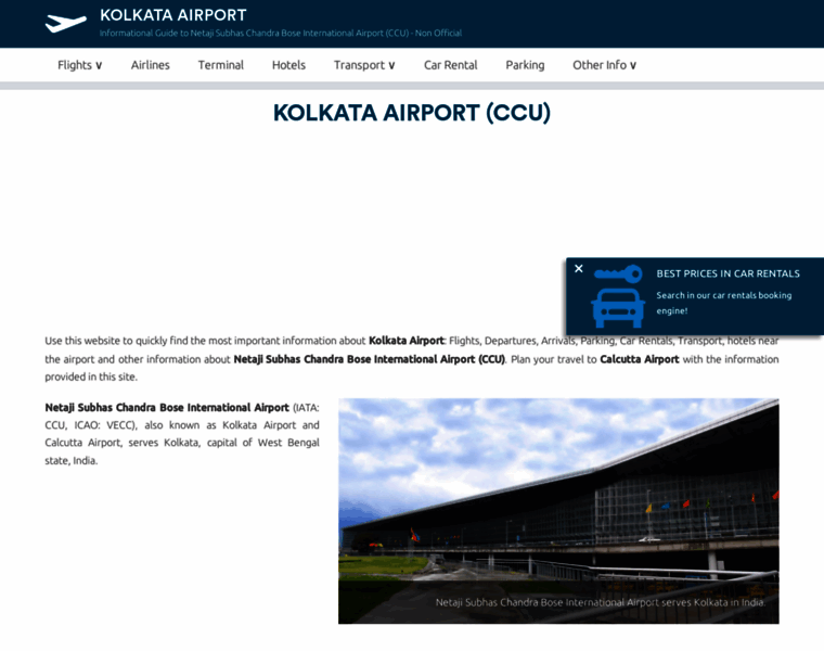 Kolkata-airport.com thumbnail