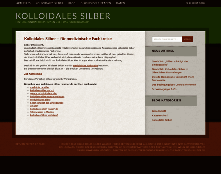 Kolloidales-silber-wasser.de thumbnail