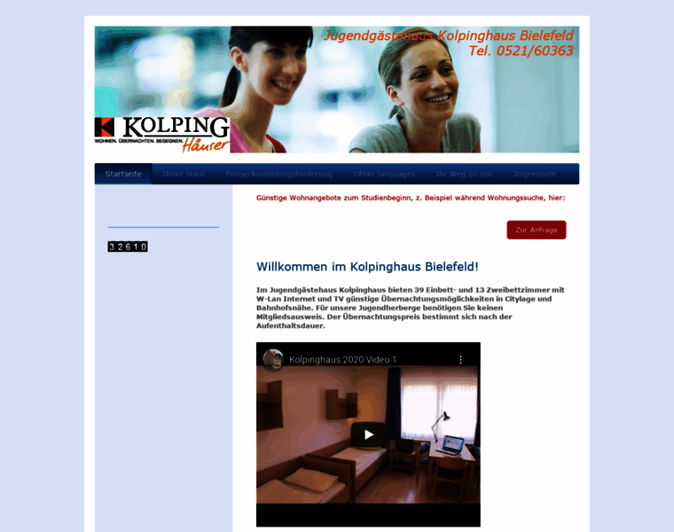 Kolpinghaus-bielefeld.de thumbnail