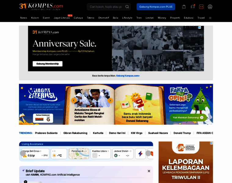 kompas.com at WI. Berita Terkini Hari Ini, Kabar Akurat Terpercaya ...