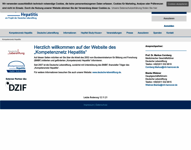 Kompetenznetz-hepatitis.de thumbnail