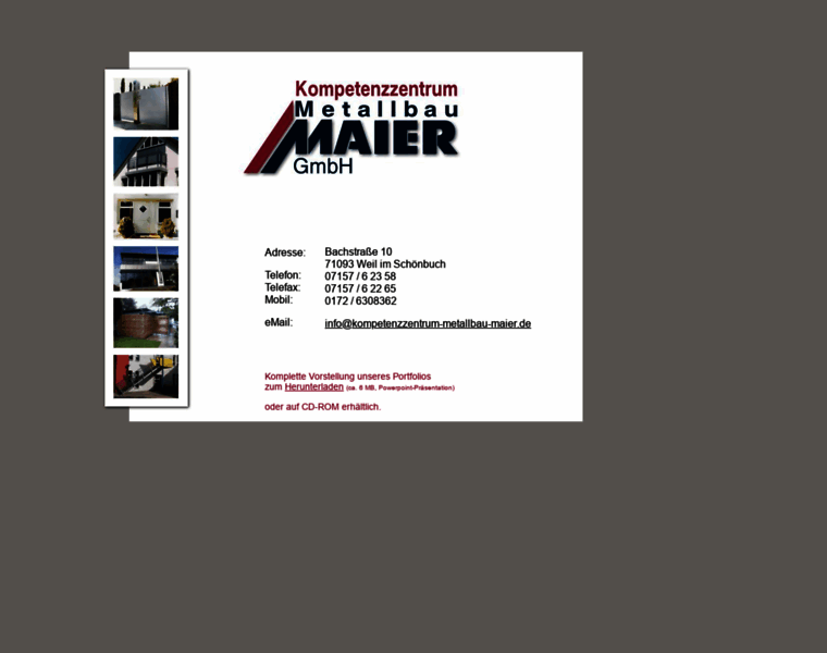 Kompetenzzentrum-metallbau-maier.de thumbnail