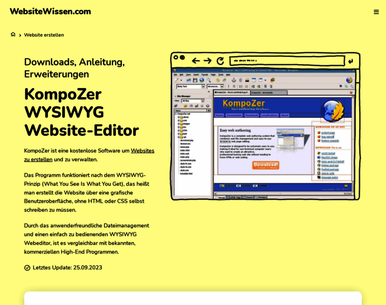 Kompozer-web.de thumbnail