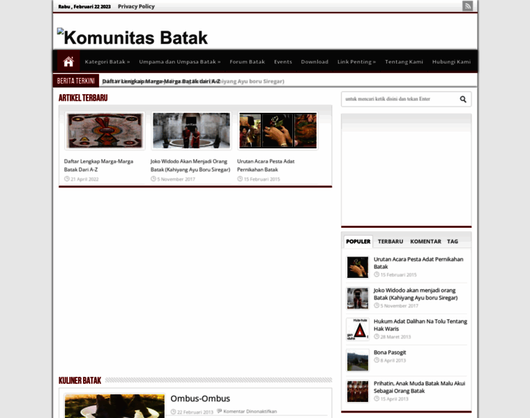 Komunitas-batak.com thumbnail