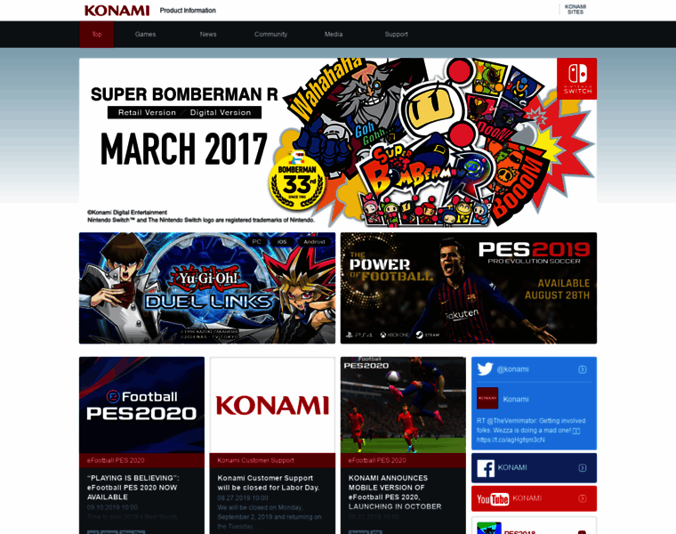 Konami-europe.net thumbnail