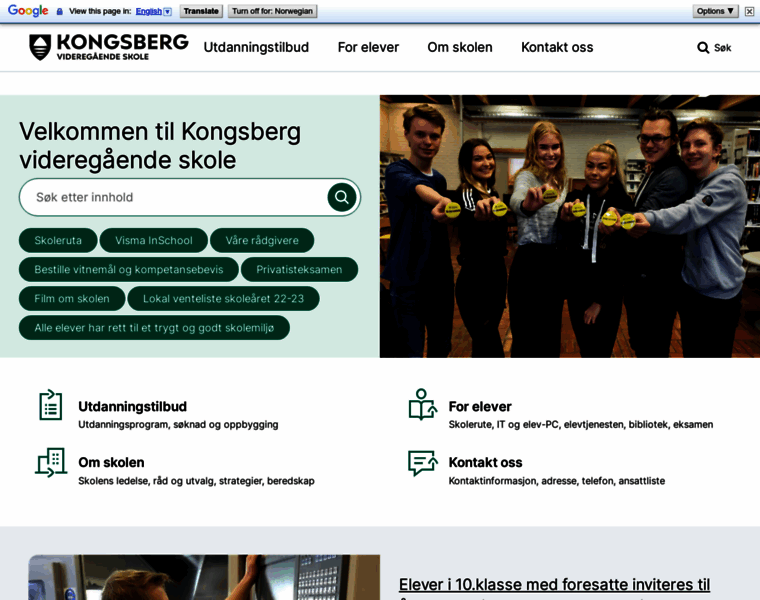 Kongsberg.vgs.no thumbnail