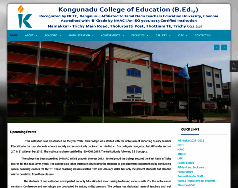 Kongunadu-edu.com thumbnail