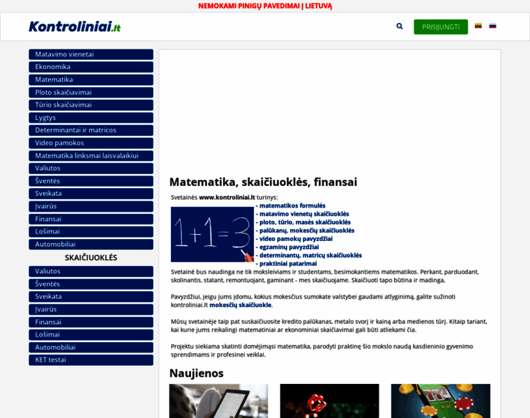 Kontroliniai.lt thumbnail