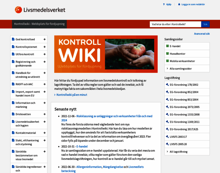 Kontrollwiki.livsmedelsverket.se thumbnail