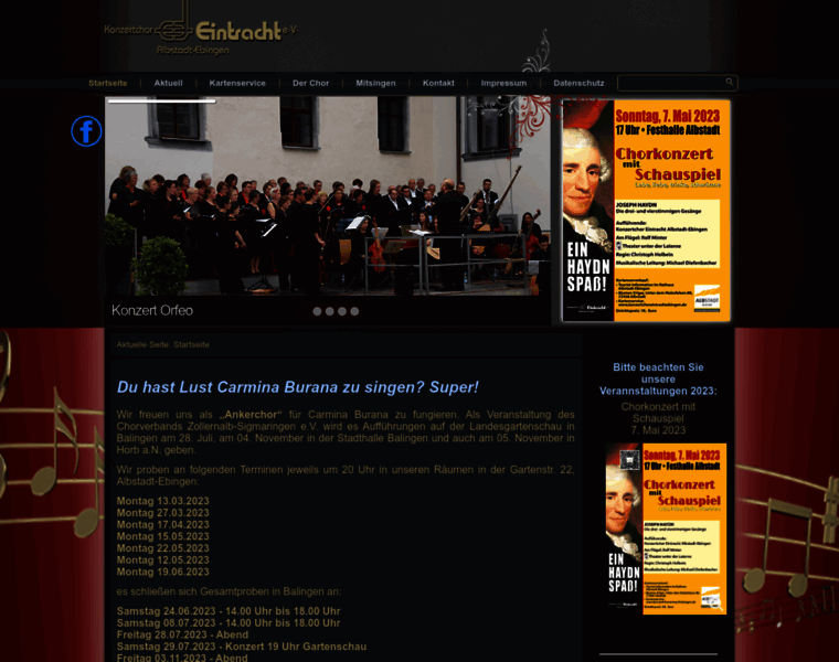 Konzertchoreintrachtebingen.de thumbnail