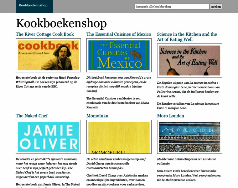 Kookboekenshop.nl thumbnail