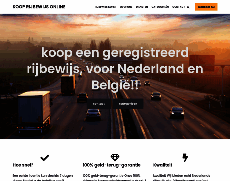 Kooporigineelrijbewijsonline.com thumbnail